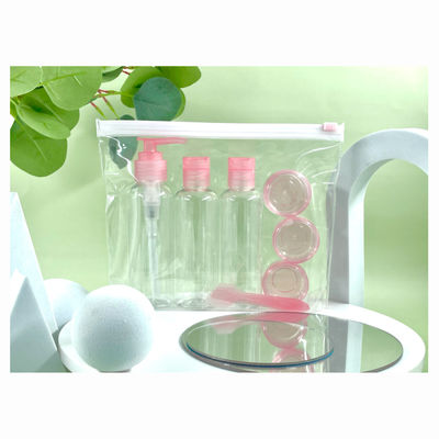 Ensemble de voyage pour emballage de bouteilles en plastique PET et de pots de crème pour produits cosmétiques et de soins de la peau