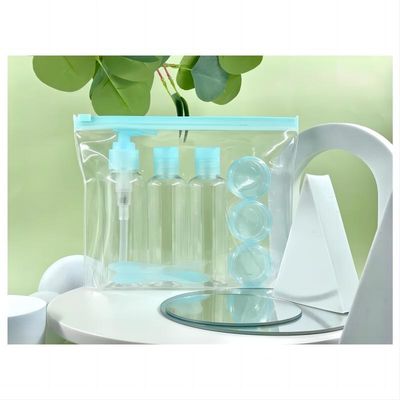 Bouteilles en plastique PET personnalisées et pots de crème Kit de voyage parfait pour les amateurs de soins de la peau