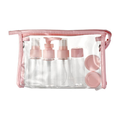 Bouteilles et bocaux en plastique vides Ensemble de voyage pour les soins personnels Matériau PET Logo acceptable