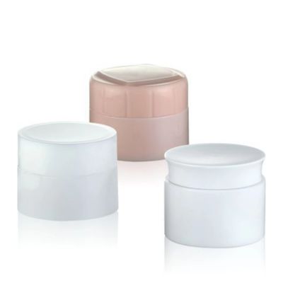 Échantillon fourni gratuitement 5 ml de flacon de crème en plastique à double couche pour emballage de soins de la peau
