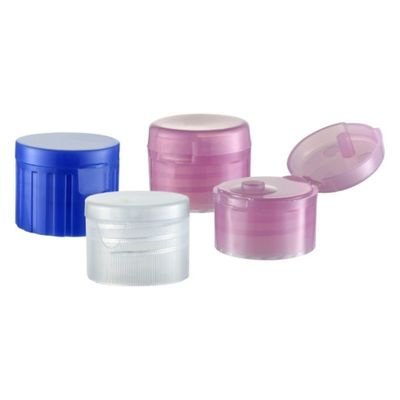 Capuchon en plastique à plaquette en plastique transparent de 28 mm pour bouteilles recyclables