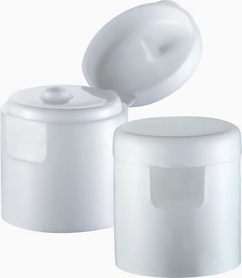 Commande personnalisée Flip Top Cap Recyclable Direct 28 mm Blanc Cylindrique Cap en plastique