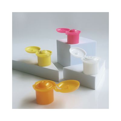 Couvercle de bouteille sans déversement 24 mm 28 mm rond en plastique cylindrique et lisse