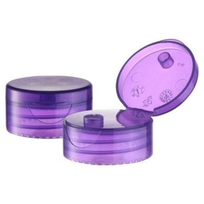 Capot en plastique à double paroi cylindrique transparent de 33 mm pour bouteille directe recyclable