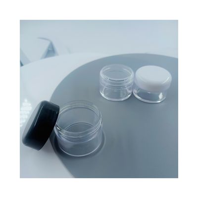 7 ml 10 ml PS Collier Clear Plastic Cream Jar pour les emballages cosmétiques industriels
