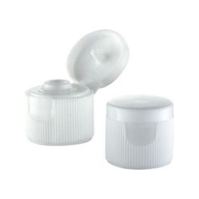 18/410 Bouteille Liqui Flip Top Cap Matériau en plastique à nervures et bouteilles de couleur personnalisées