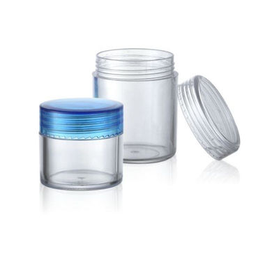 Produits OEM/ODM Volume élevé 20 ml 30 ml 50 ml Puits de crème vide PS clair avec couvercle en plastique