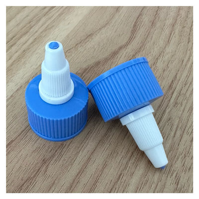 Convient 24/410 Twist Top Cap pour une bouteille de liquide en couleur bleue