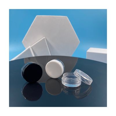 Commande personnalisée Forme ronde 2.5g 3g 5g Contenants cosmétiques Plastic PS Crème Jars pour l'ombre de l'œil Crème pour les yeux