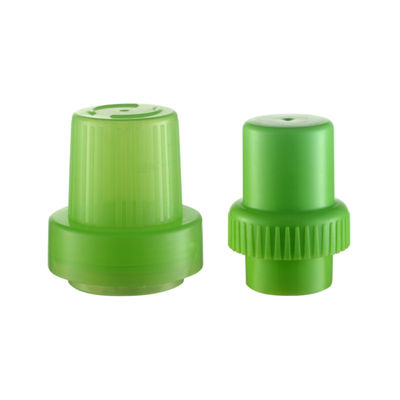 36 mm 58 mm PP Détergent à laver en plastique Cap à mesurer Bouchon de bouteille vert pour 48/400 bouteilles