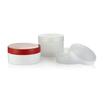 Emballage cosmétique 30 ml 50 ml 70 ml Ambre clair Noir PP Bouteille de crème en plastique avec couvercle en plastique