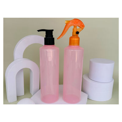 Soins personnels industriels Bouteille en PET rose populaire Bouteille de shampooing en plastique pour coiffure