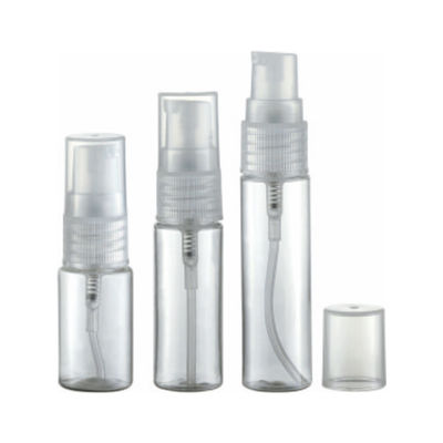 Bouteille en plastique PET de 10 ml 15 ml 20 ml Bouteille pulvérisatrice transparente pour sérigraphie