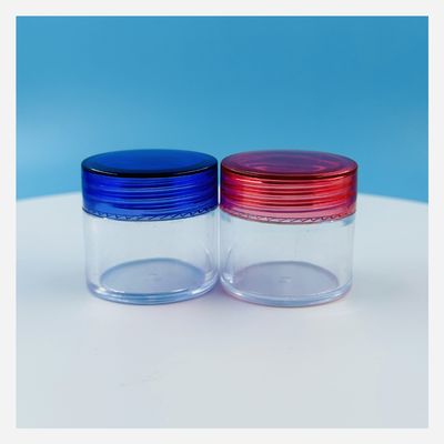 20g 30g 50g Bouteille en plastique transparent vide Bouteille de crème cosmétique rechargeable pour l'industrie