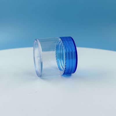 Convient pour les voyageurs 20g 30g Petit bocal en plastique transparent avec couvercle Bocal de crème cosmétique