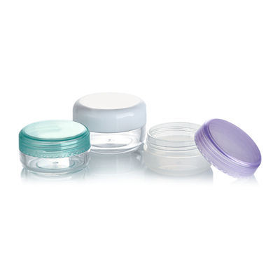 Essai fourni gratuitement 10 ml 15 ml PET plastique crème pot pour le récipient cosmétique