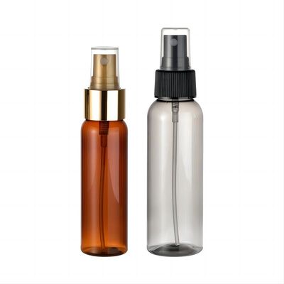 Bouteilles en plastique PET pour soins personnels ou cosmétiques avec pulvérisateurs et colorants de brouillard fin