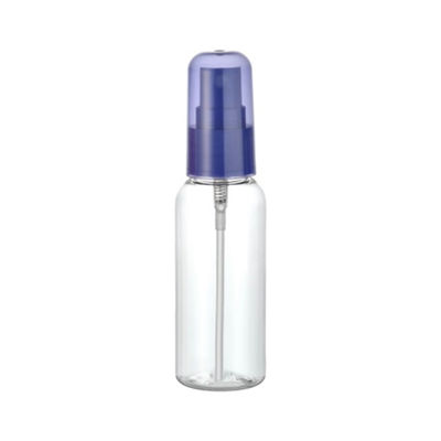 Couleur personnalisée Bouteille en PET 50 ml Bouteille pulvérisatrice en plastique avec pulvérisateur de brume fine 20/410